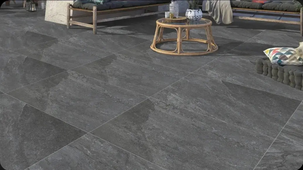 Rasa Nero 600x900x20 mm Outdoor Porcelain Tiles Paving slabs ONLY £27.99 sq.m Vivido Tiles Uk 