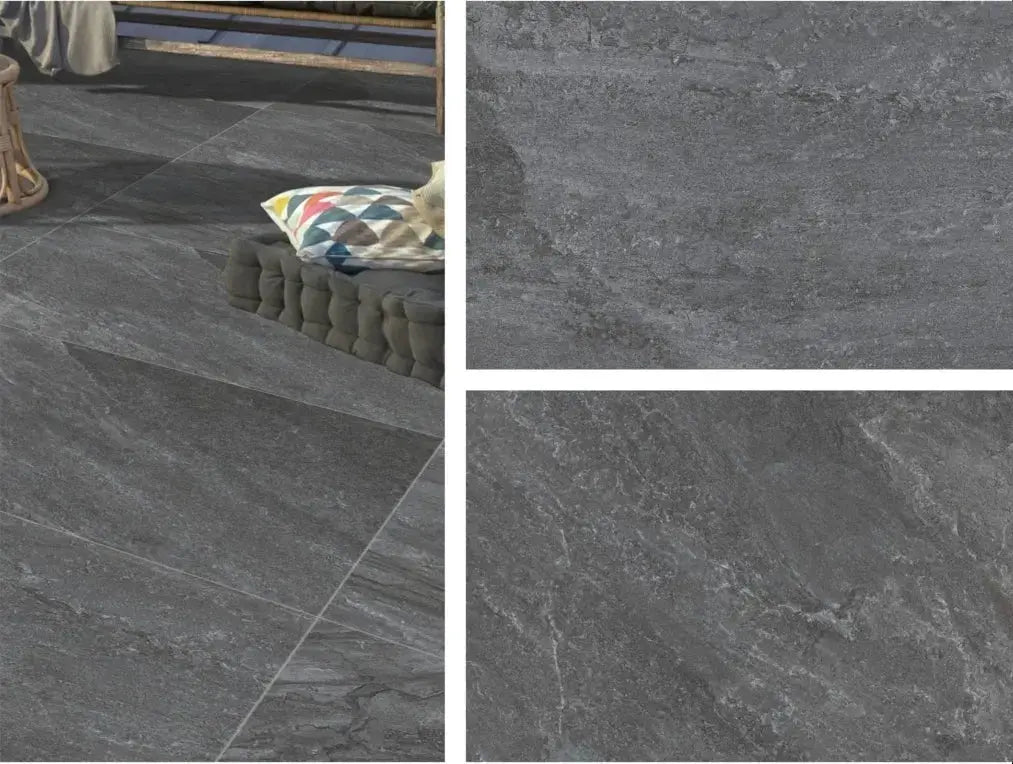 Rasa Nero 600x900x20 mm Outdoor Porcelain Tiles Paving slabs ONLY £27.99 sq.m Vivido Tiles Uk 