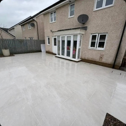 Rasa White 600x900x20 mm Outdoor Porcelain Tiles Paving slabs ONLY £27.99 sq.m Vivido Tiles UK