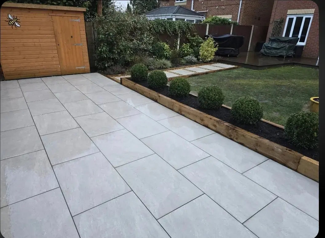 Rasa White 600x900x20 mm Outdoor Porcelain Tiles Paving slabs ONLY £27.99 sq.m Vivido tiles uk