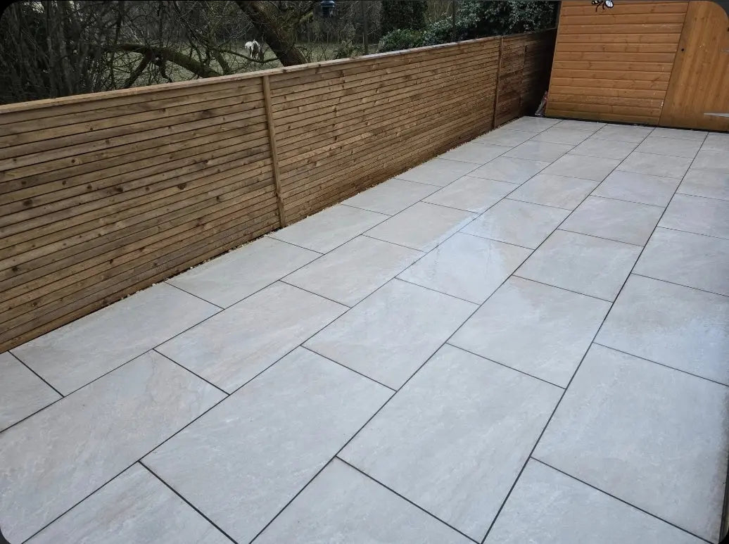 Rasa White 600x900x20 mm Outdoor Porcelain Tiles Paving slabs ONLY £27.99 sq.m PAV