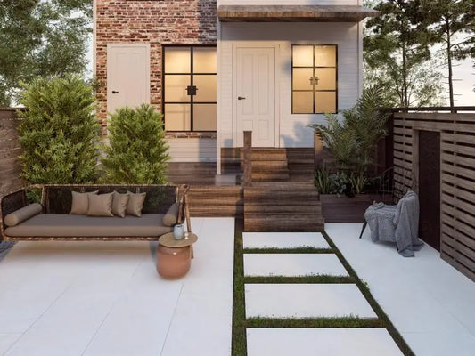 Rock pearl 600x1200x20mm Outdoor Porcelain Tiles Paving from £38.10 sq.m Bien