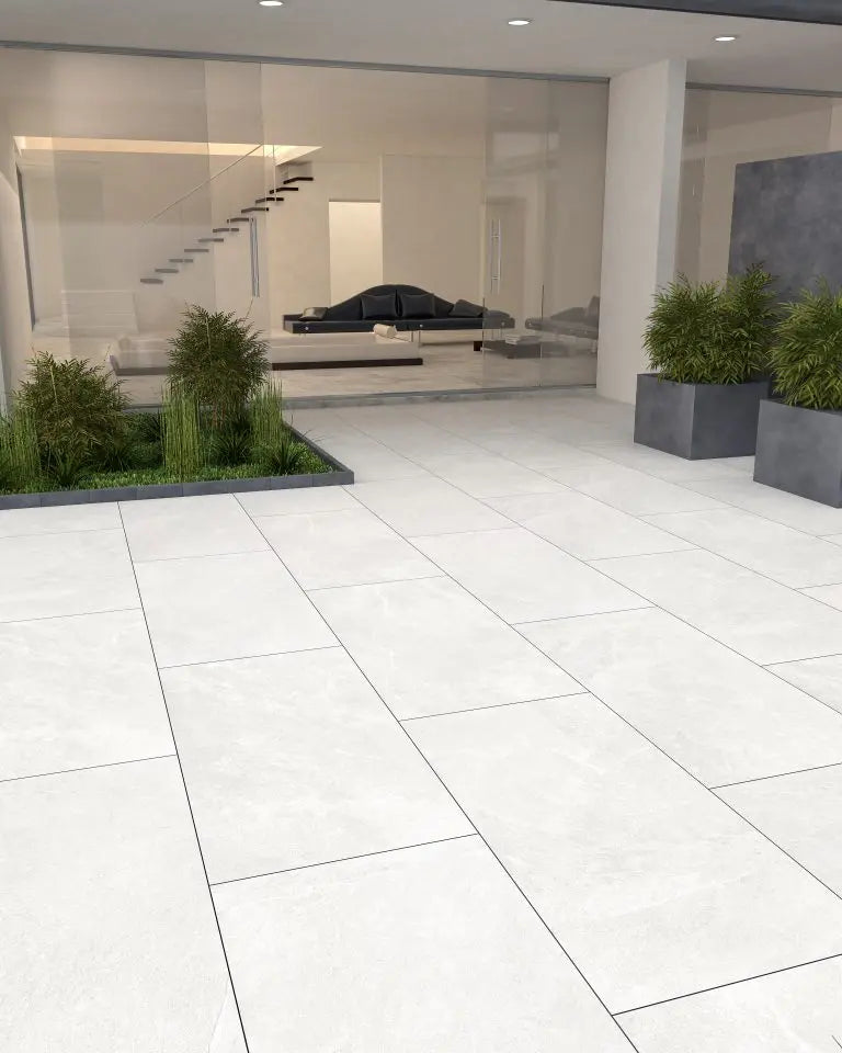 Rock pearl 600x1200x20mm Outdoor Porcelain Tiles Paving from £38.10 sq.m Bien