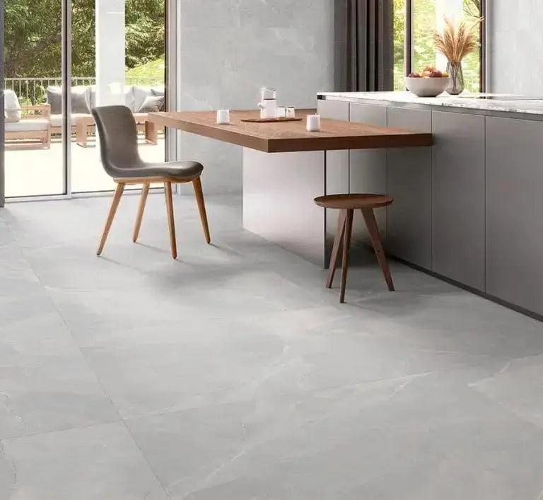 Anti Slip ( Slip stop) Amazing Grey Matt 60x120 cm Porcelain Tile from £24.99 sq.m Vivido Tiles Uk 