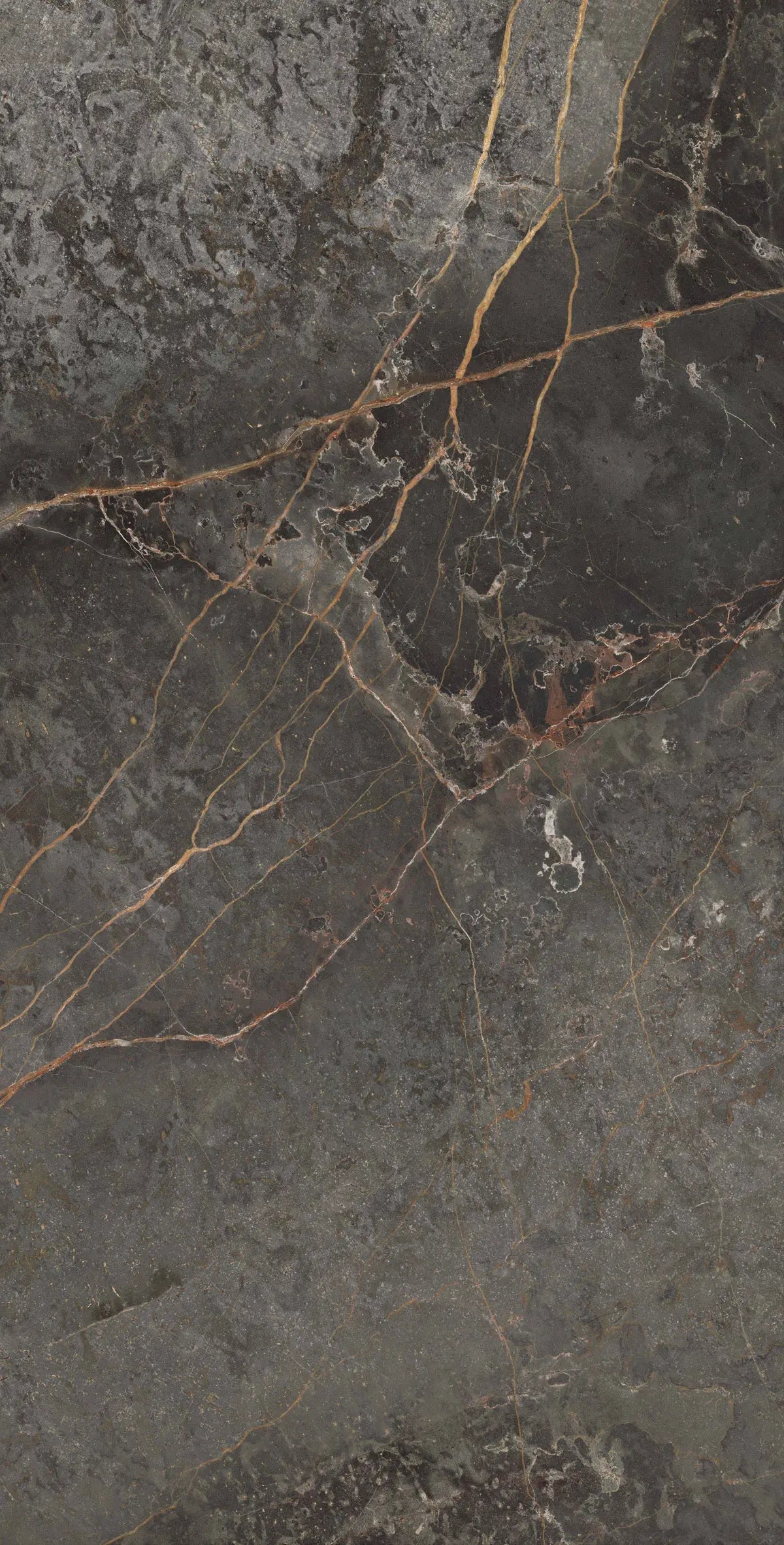 STORIA dark green polished 60x120 cm marble effect Porcelain Tiles from £25.99 sq.m Arts