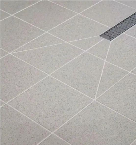 Salt & pepper Light grey Full body 30x30 cm Matt Porcelain Tiles from £19.99 sq.m - Vivido Tiles