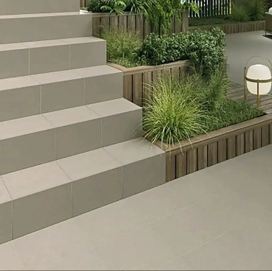 Salt & pepper Ivory Full body 30x30 cm Matt Porcelain Tiles from £19.99 sq.m - Vivido Tiles