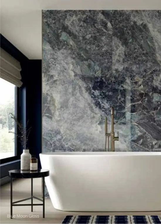 Shower wall panel Blue moon Gloss Gloss SPC wall panel 950x2400x6mm ( pack of 2 )