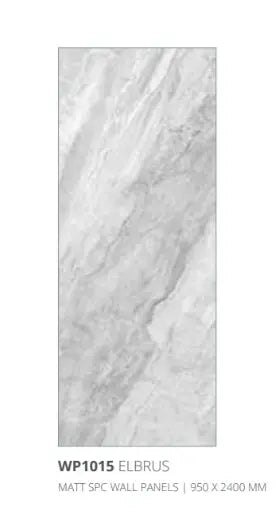 Shower wall panel Elbrus Matt SPC wall panel 950x2400x6mm ( pack of 2 )