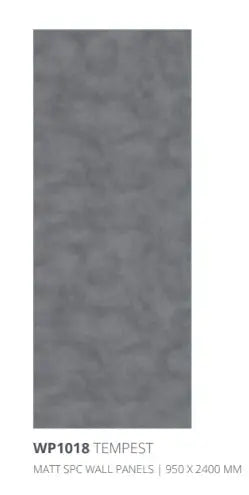 Shower wall panel Tempest Matt SPC wall panel 950x2400x6mm ( pack of 2 )