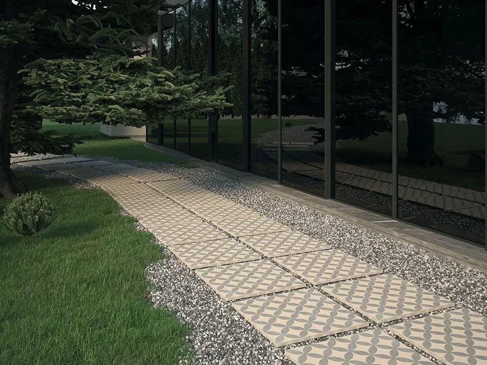 Siman Fiore Decor 600x600x20mm Decorative Outdoor Porcelain Paving £36.99 sq.m TS