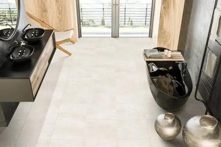 Siman Ivory 80x80 cm Concrete effect 80x80x cm Porcelain Tile from £25.99 sq.m Bien