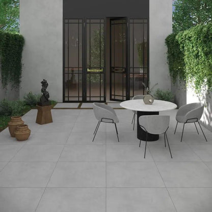 Siman Silver 800x800x20mm Outdoor Porcelain Tiles Paving £33 per sq.m - Vivido Tiles
