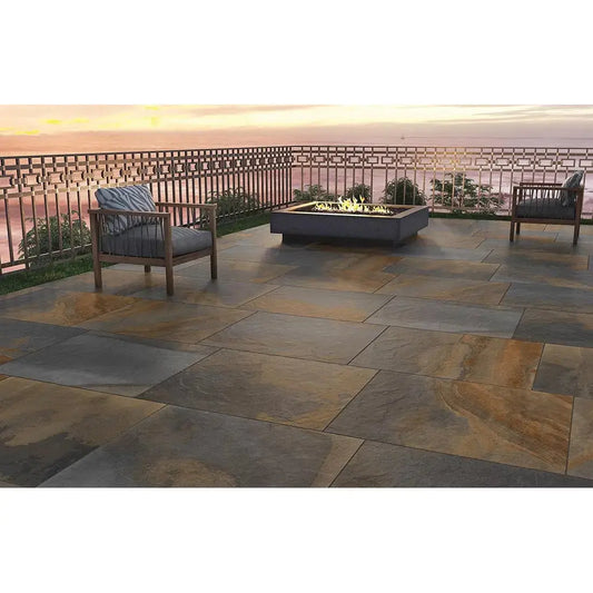 Slate Multicolour 600x900x20mm Outdoor Porcelain Paving £33.30 sq.m Vivido Tiles Uk 