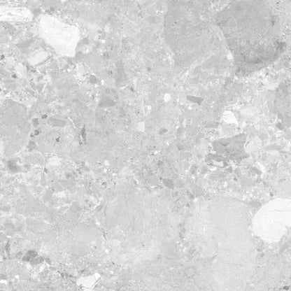 Ama Grey Terrazzo Porcelain 90X90 cm matt Tile. from £44.99 vivido-tiles-uk
