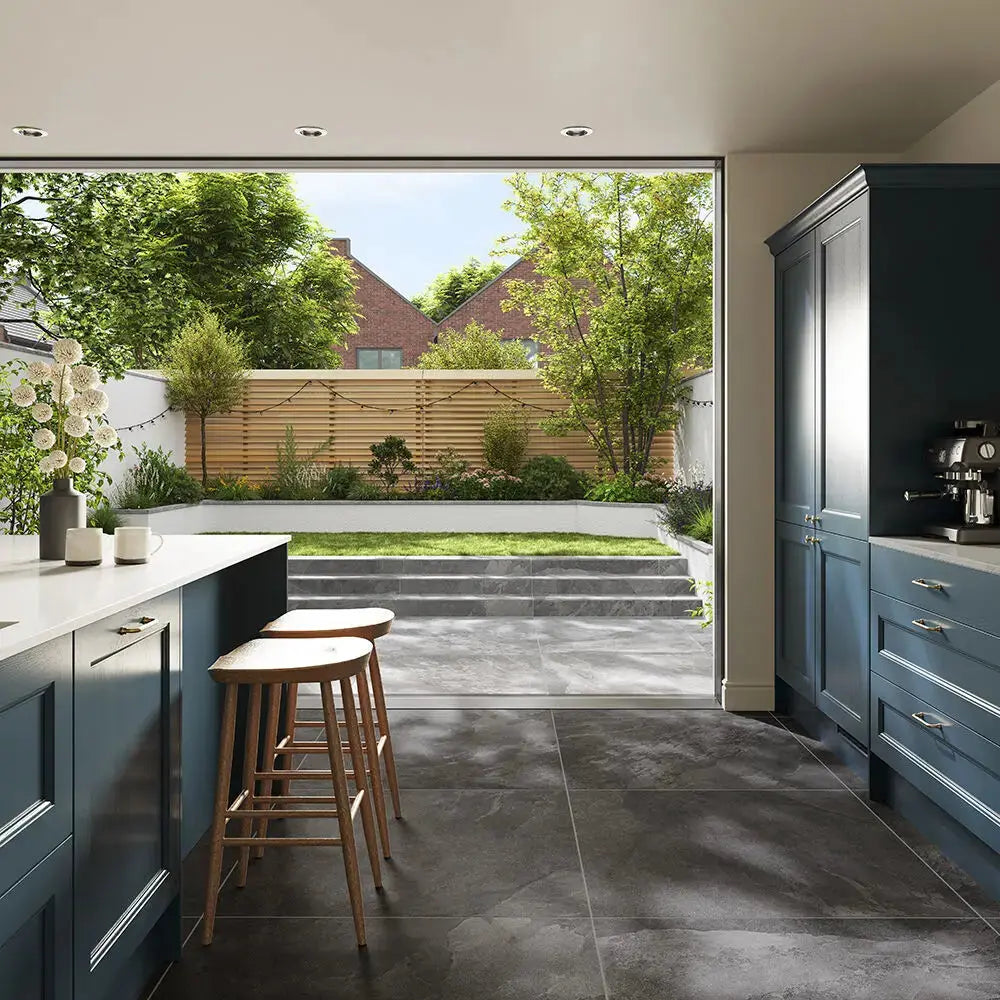 Atlanta black 1000x1000 x20 mm Outdoor Porcelain Tiles Paving £64.99 sq.m vivido-tiles-uk