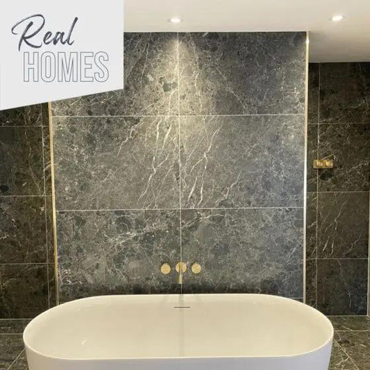 Spanish Caprice Black 60x60 cm Matt Porcelain Tiles from £44.99 sq.m Vero