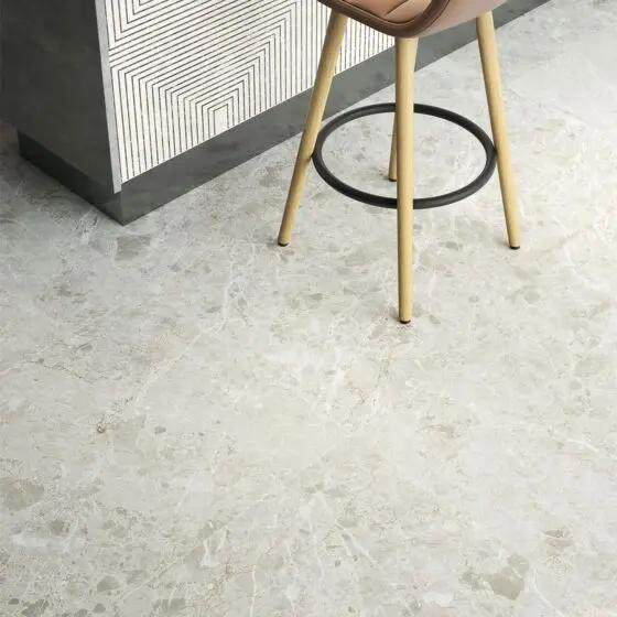 Spanish Caprice White 60x60 cm Matt Porcelain Tiles from £44.99 sq.m DS