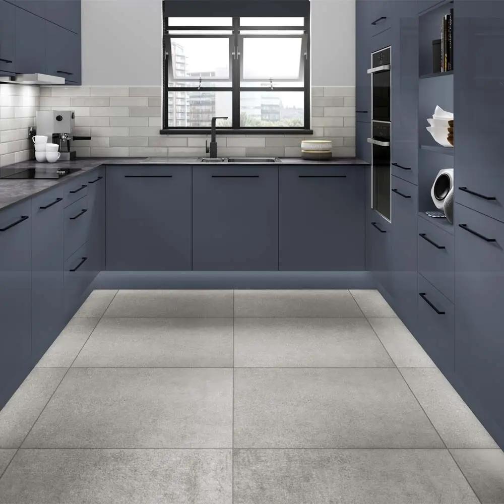 Spanish Castile Dark Grey 80x80 cm Wall&Floor Porcelain Tiles £54.99 sq.m Vero
