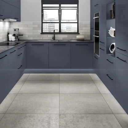 Spanish Castile Dark Grey 80x80 cm Wall&Floor Porcelain Tiles £54.99 sq.m vivido-tiles-harrogate