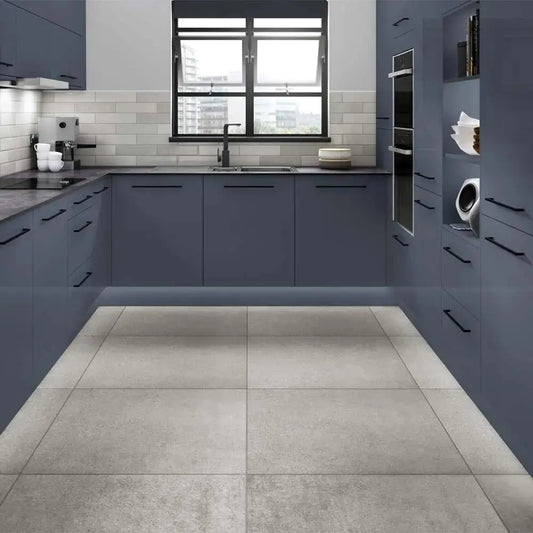 Spanish Castile Dark Grey 80x80 cm Wall&Floor Porcelain Tiles £54.99 sq.m vivido-tiles-harrogate