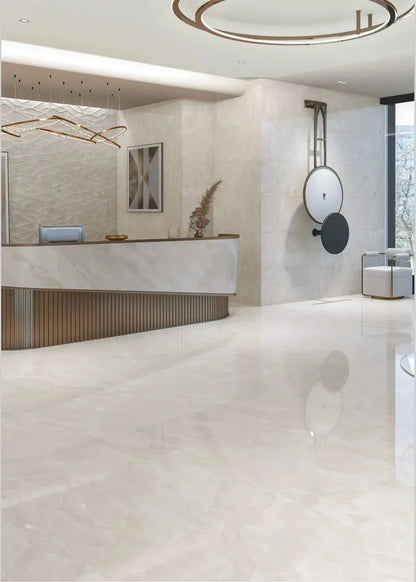 Spanish Collection Famous Onyx ivory 60x120 cm Matt Porcelain Tiles from £29.99 sq.m - Vivido Tiles uk 