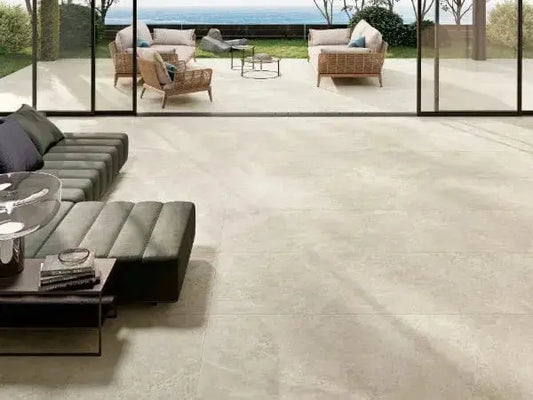 Tenerief Beige 120x120 cm Large Matt Porcelain Tile. from £39.99 sq.m Vivido-tiles-uk