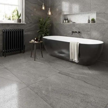 Spanish Frontera Silver Semi-Polished Glazed Porcelain 900x900mm £62.99 sq.m Vero