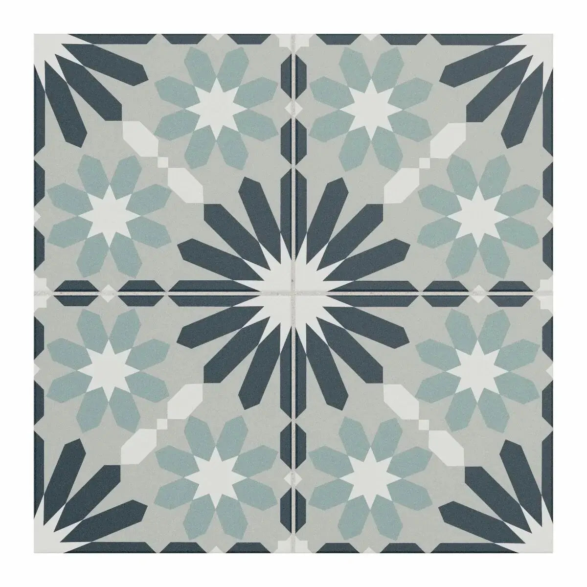 Spanish Gaudi Patterned Tiles Glazed Ceramic Wall & Floor 250x250mm £54.99 sq.m vivido-tiles-harrogate