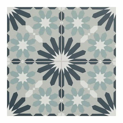 Spanish Gaudi Patterned Tiles Glazed Ceramic Wall & Floor 250x250mm £54.99 sq.m vivido-tiles-harrogate
