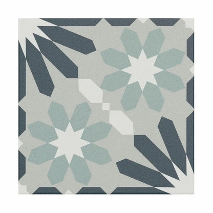 Spanish Gaudi Patterned Tiles Glazed Ceramic Wall & Floor 250x250mm £54.99 sq.m vivido-tiles-harrogate