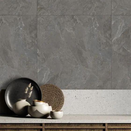 Spanish Genisis Anthracite matt Porcelain Tiles 120x120 cm £83.99 sq.m IMP