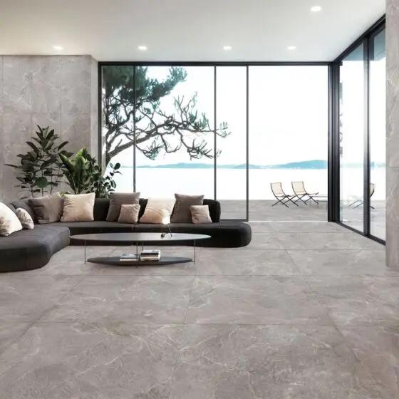 Spanish Genisis Dark Grey matt Porcelain Tiles 120x120 cm £83.99 sq.m IMP
