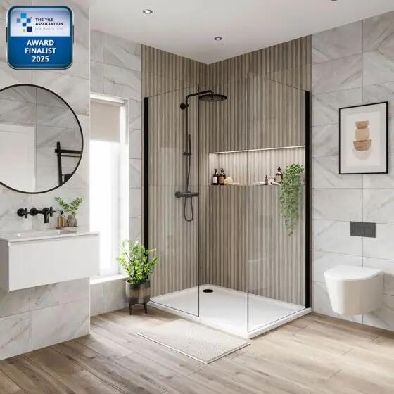 Spanish Kin Dark Oak matt 20x120 cm wood effect porcelain tiles from £38.99 Vero