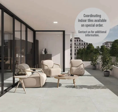 Spanish Outdoor Porcelain Tile Grey mix slate 1000x1000x20 mm Vero
