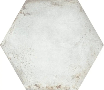 Spanish San Francisco Hex White matt Porcelain Tiles 52x60 cm