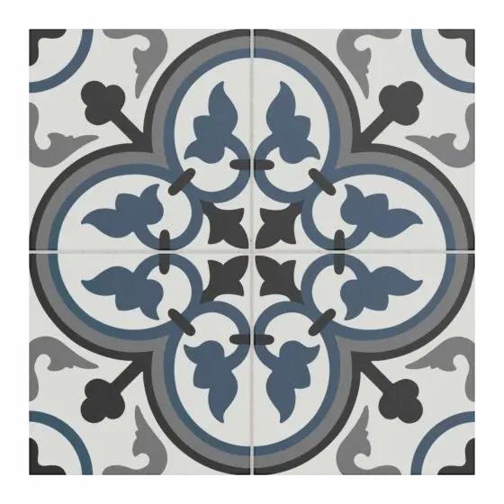 Spanish Sololla Patterned Tiles Glazed Ceramic Wall & Floor 250x250mm £54.99 sq.m Vero
