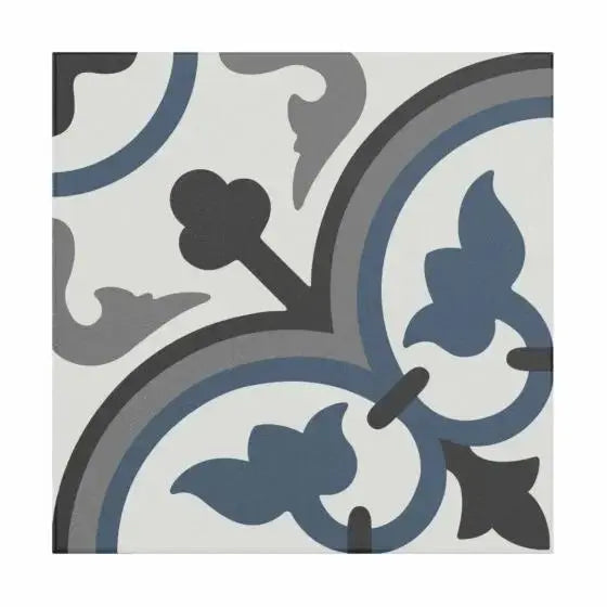 Spanish Sololla Patterned Tiles Glazed Ceramic Wall & Floor 250x250mm £54.99 sq.m vivido-tiles-harrogate