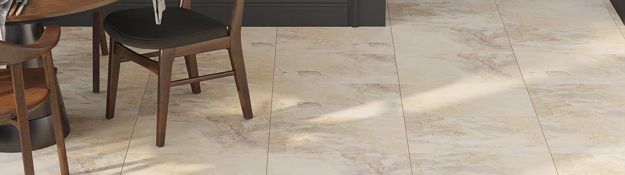 Spanish Stone Cream Slate effect matt Porcelain Tiles 60x40 cm IMP