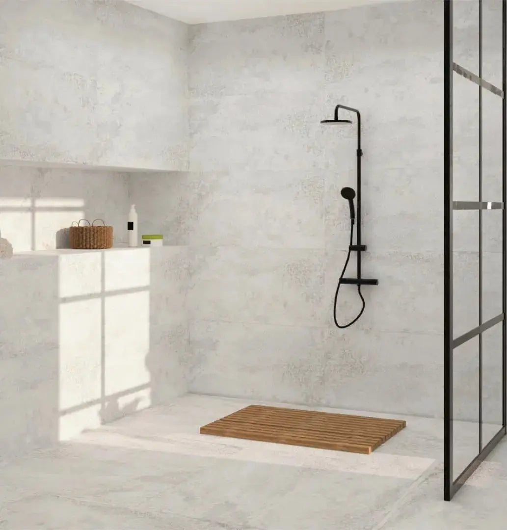 Iron white semi-detached 60x120 cm Spanish porcelain tile Vivido Tiles Harrogate 