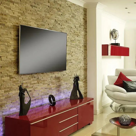 Splitface Oyster Sparke Natural stone cladding 10x36 cm feature wall tiles from £88.00 sq.m Vivido-tiles-harrogate