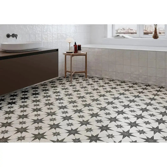 Starry Skies 45x45 cm  porcelain patterned Tiles from £26.99 sq.m - Vivido Tiles uk