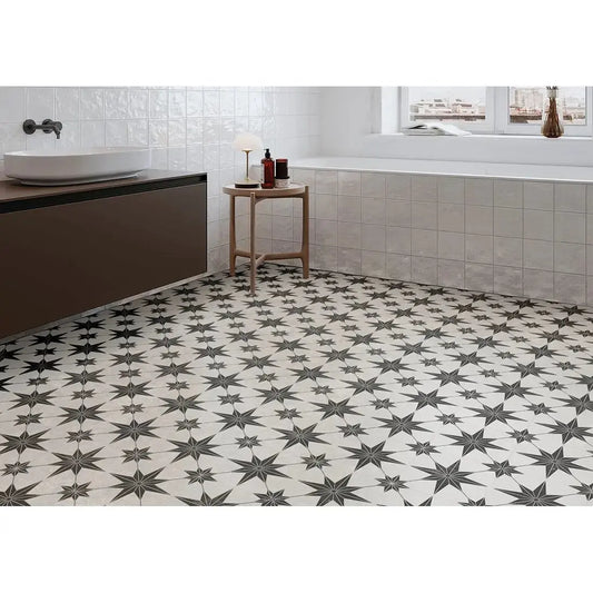 Starry Skies 45x45 cm  porcelain patterned Tiles from £26.99 sq.m - Vivido Tiles uk