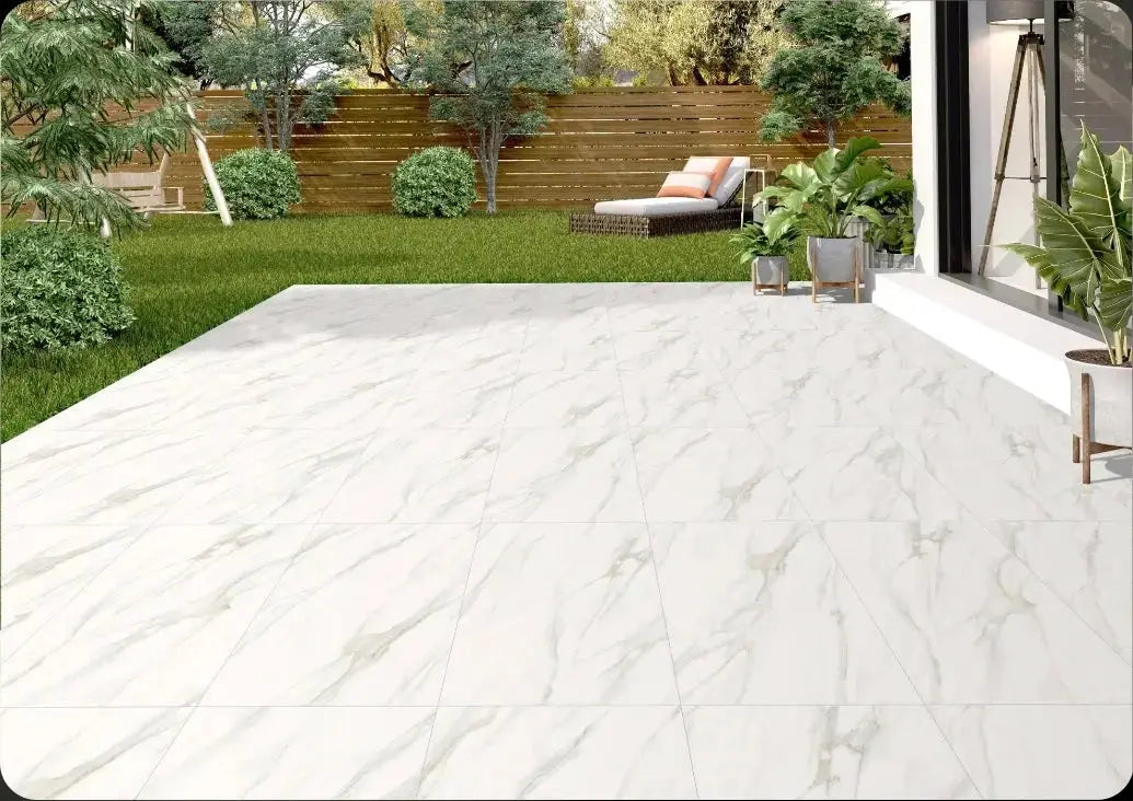 Stat White 600x900x20 mm Outdoor Porcelain Tiles Paving slabs ONLY £29.99 VividoTilesHarrogate.m PAV