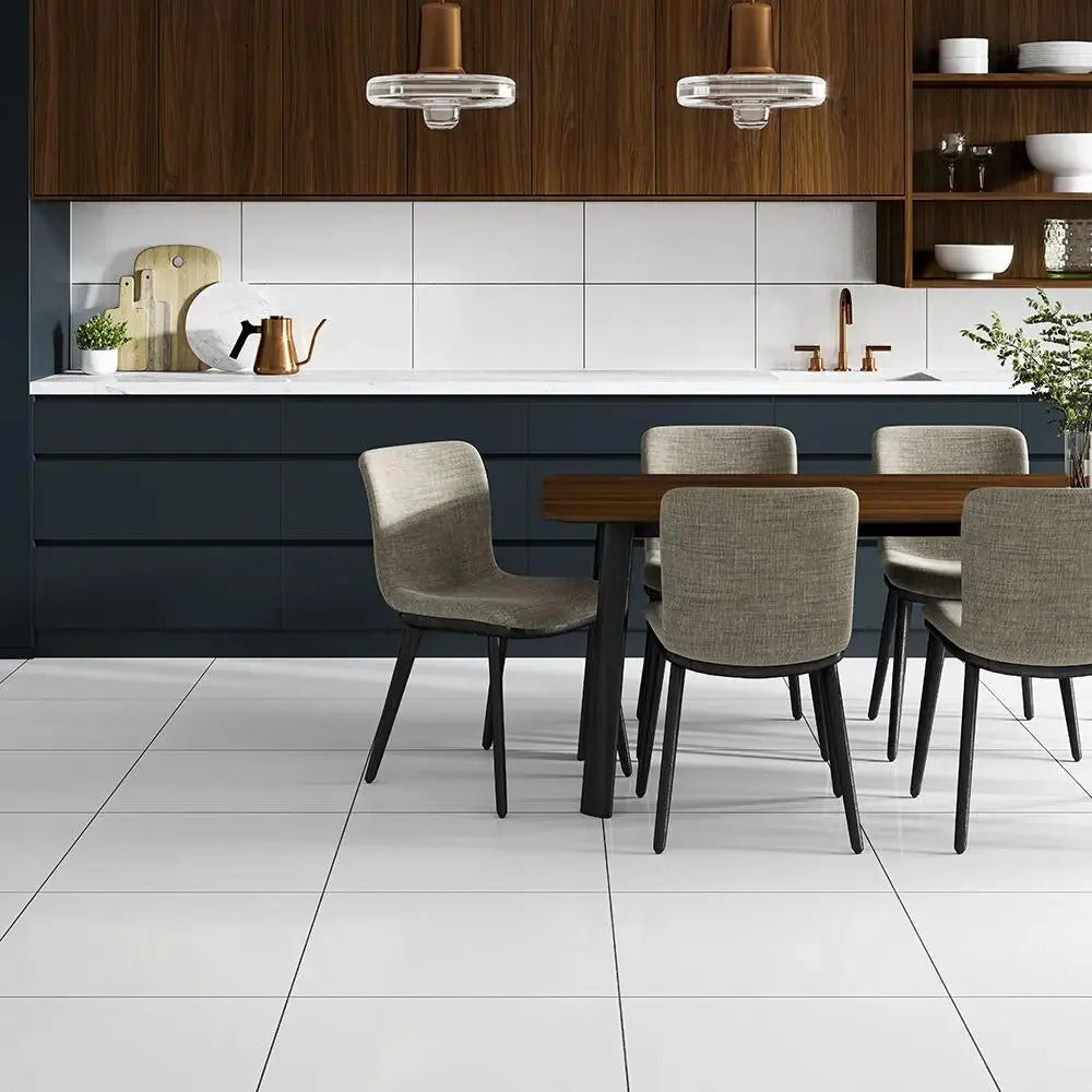 Sugar white Glazed Porcelain Wall & Floor Tile 300x600mm £39.99 sq.m vivido-tiles-harrogate