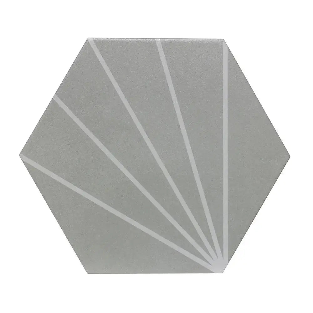 Sunburst Gredy Matt Glazed Porcelain W&F 232x267mm £49.99 sq.m Vivido-tiles-harrogate