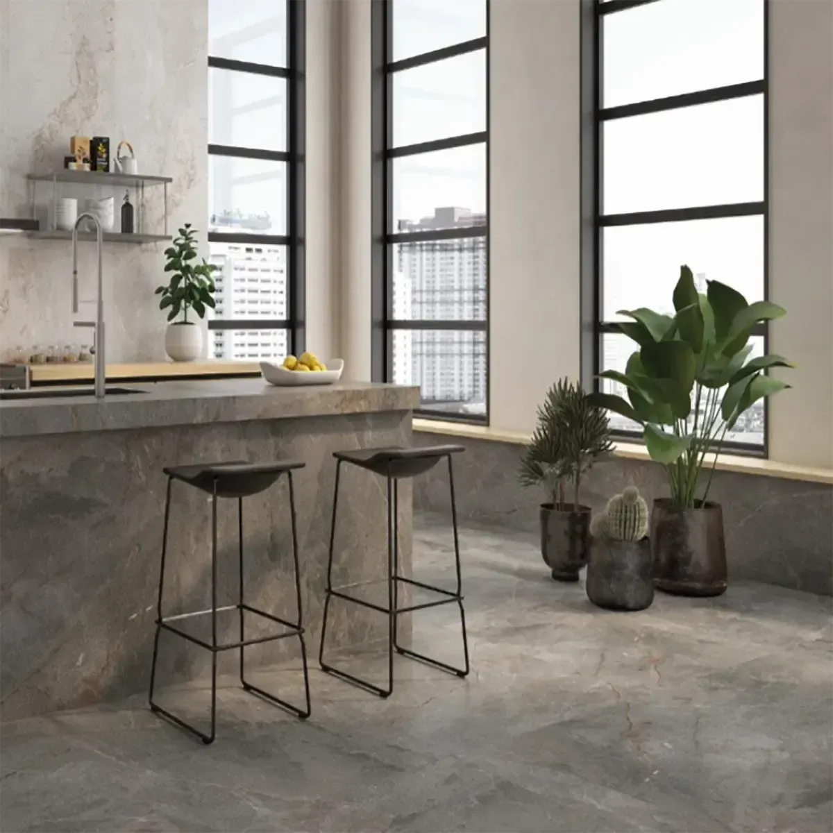porcelain tiles Toscan Griege 60x120 cm Matt from £35.99 sq.m –Vivido ...