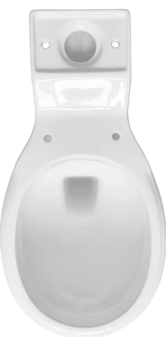 Traditional Victoria Style Ceramic Close Coupled Toilet White Dual Flush Bathroom WC - Vivido Tiles