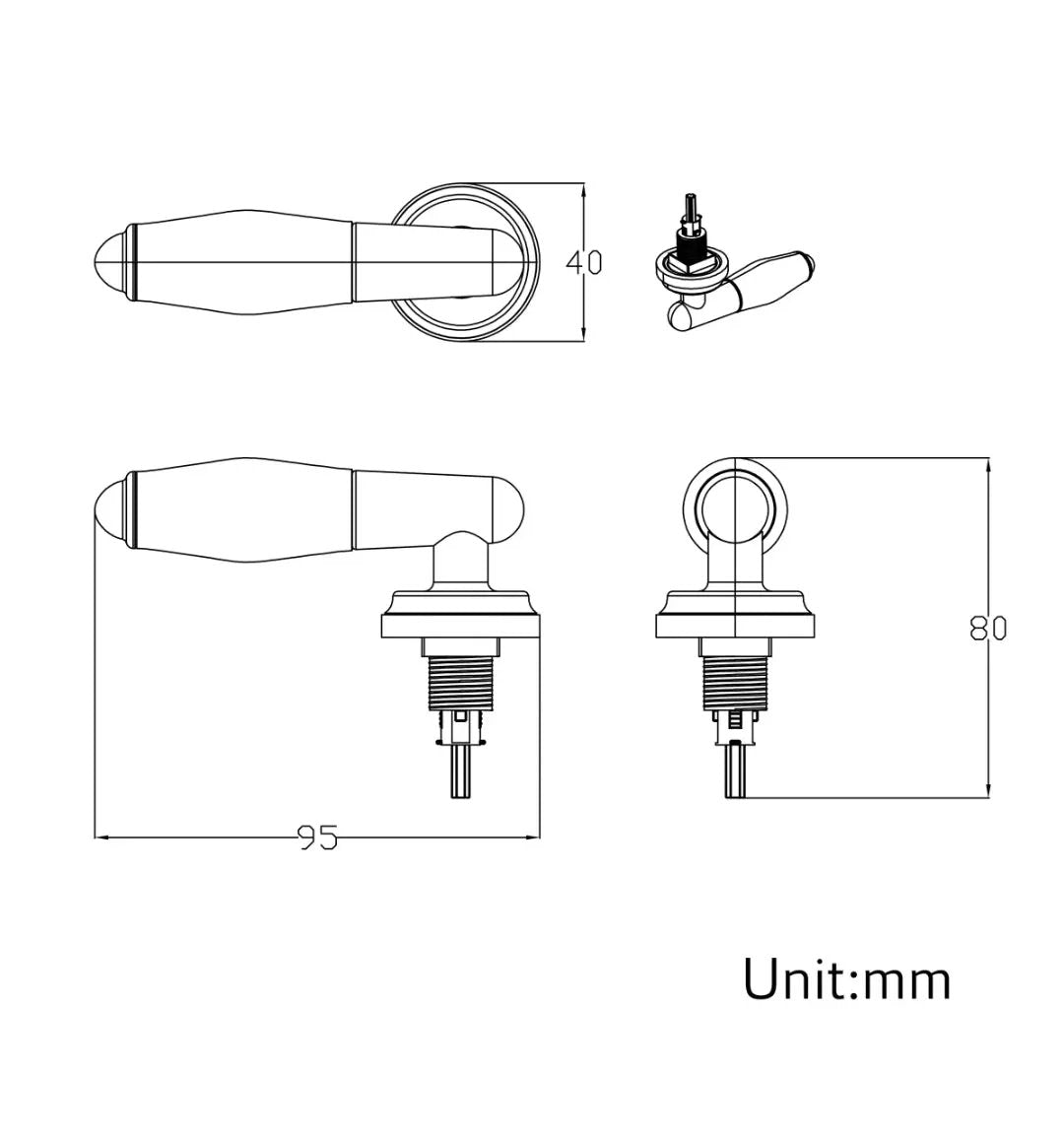 Traditional Victoria Style Ceramic Close Coupled Toilet White Dual Flush Bathroom WC - Vivido Tiles