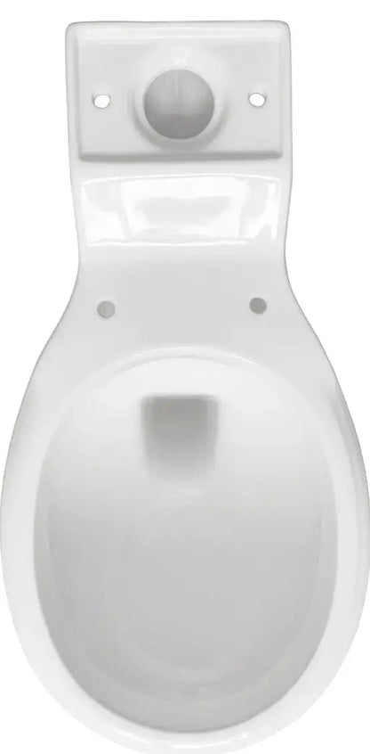 Traditional Victoria Style Ceramic Close Coupled Toilet White Dual Flush Bathroom WC - Vivido Tiles